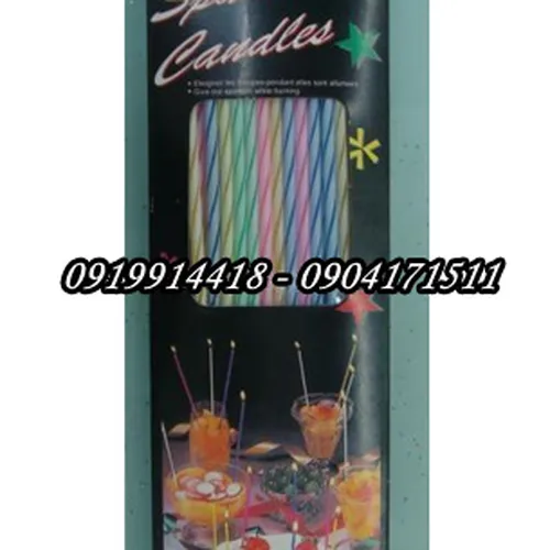 Nến que 17cm - nến sinh nhật vỉ giấy