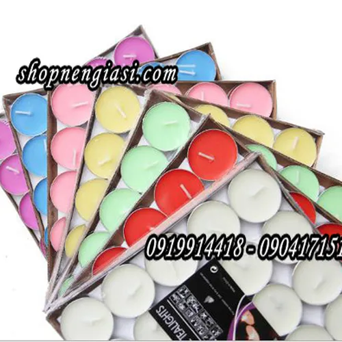 Nến tealight sáp bơ tròn 7gr / 50 viên