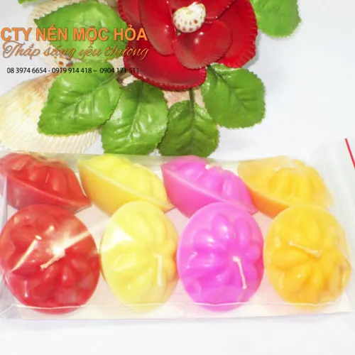 Nến thả nước hình bông cúc / 8 cái