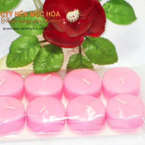 Nến thả nước hình trụ / 8 cái