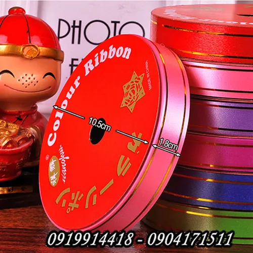 ruy băng bản to cuộn 15m dùng trong trang trí