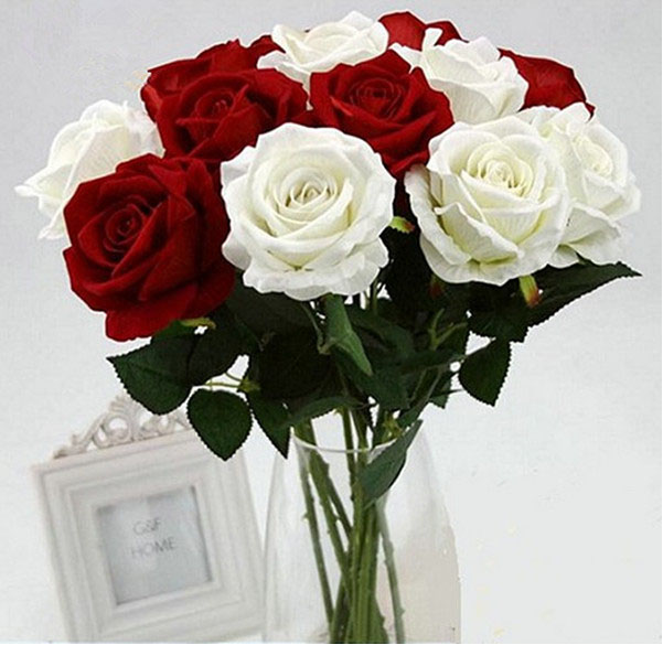 Mô phỏng hoa hồng lụa (1 hoa)