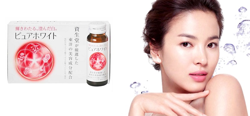 Công dụng của nước uống trắng da Shiseido Pure White