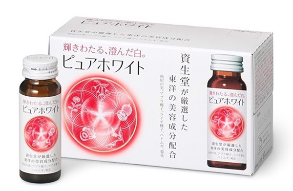 Nước Uống Collagen Trắng Da Shiseido Pure White Nhật Bản (Hộp 10 chai x 50ml)