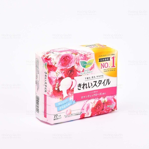 Băng Vệ Sinh Laurier Hàng Hgày Hương Hoa Hồng 72 Miếng