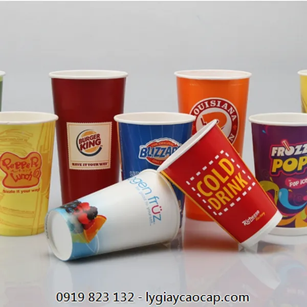Dịch vụ đặt in ly giấy cao cấp theo yêu cầu