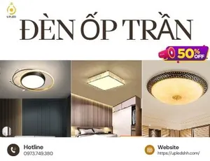 Tổng hợp các Mẫu đèn ốp trần cho căn hộ hiện đại