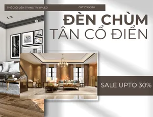 45+ Mẫu đèn chùm tân cổ điển sang trọng cho mọi không gian