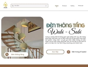 Ứng Dụng Đèn Thông Tầng Wabi-Sabi - Lắp Đặt Cho Không Gian Resort, Homestay