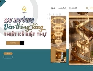 Xu Hướng Đèn Thông Tầng Trong Thiết Kế Nội Thất Biệt Thự Hiện Nay