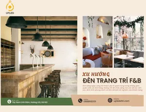 Xu hướng đèn trang trí quán cafe, nhà hàng mới nhất
