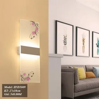 Đèn ngủ treo tường mica nhiều mẫu đẹp