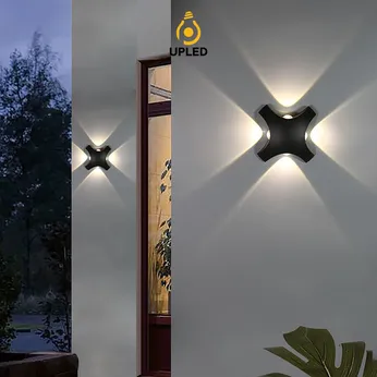 Đèn hắt sáng UH19 UPLED Ngoài Trời Hiện Đại Hắt Sáng 4 Hướng Hợp Kim Nhôm Chống Nước UPLED