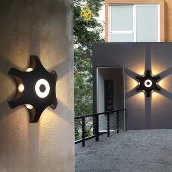 Đèn hắt sáng UH18 UPLED Ngoài Trời Hiện Đại Hắt Sáng 4 Hướng Hợp Kim Nhôm Chống Nước UPLED