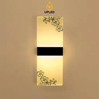 Đèn ngủ Treo Tường Mica UPLED Decor phòng ngủ hình khối chữ nhật Hiện Đại