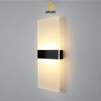 Đèn ngủ Treo Tường Mica UPLED Decor phòng ngủ hình khối chữ nhật Hiện Đại