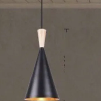 Đèn thả TH664 đen lòng vàng