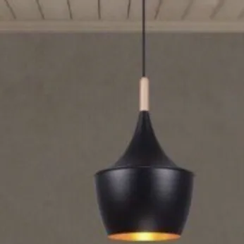 Đèn thả TH663 đen lòng vàng