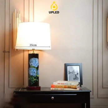 Đèn bàn gốm Bát Tràng UBG014