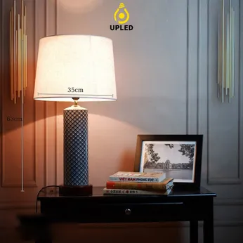 Đèn bàn gốm Bát Tràng UBG016