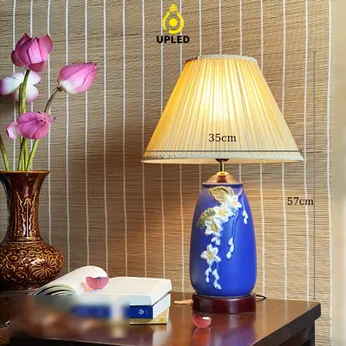 Đèn bàn gốm Bát Tràng UBG026