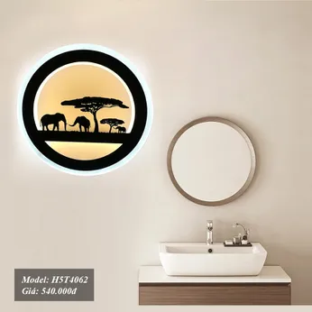 Đèn treo tường mica con voi hợp kim CAO CẤP