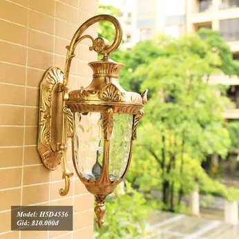 Đèn tường ngoài trời chống nước Hợp kim Đồng