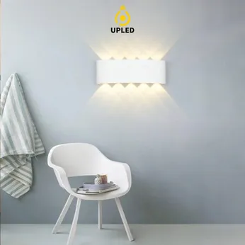 Đèn hắt sáng UH14 UPLED 2 đầu chiếu sáng ngoại thất, trang trí ngoài trời chống nước Nhôm Đúc đa tia
