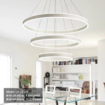 Thả vòng hình tròn 2 đầu led