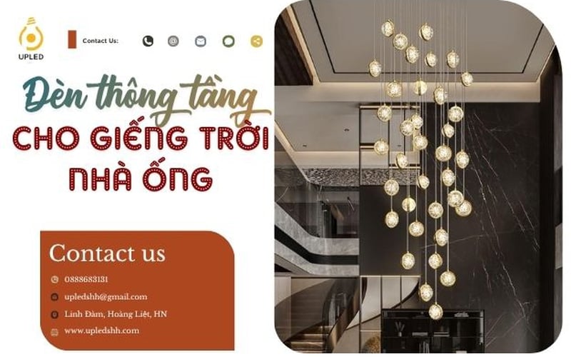 Giải Pháp Đèn Thông Tầng Cho Giếng Trời Nhà Ống: Tối Ưu Tầm Nhìn, Mở Rộng Không Gian
