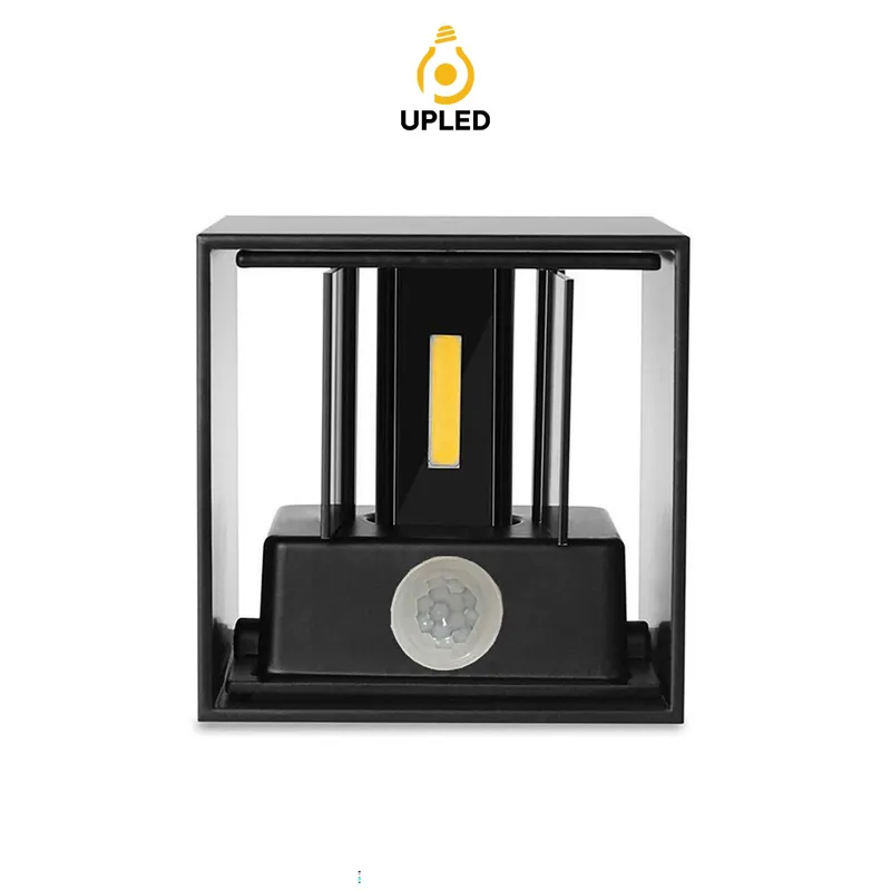 Đèn hắt sáng UH01 UPLED cảm biến chuyển động 2 đầu gắn tường Hồng Ngoại Upled cao cấp chống nước IP65