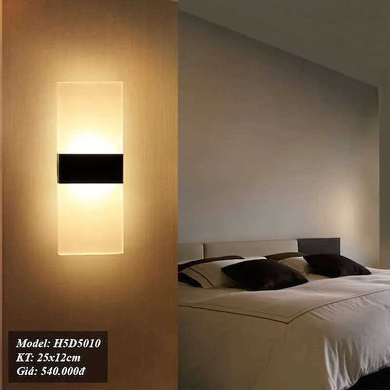 Đèn ngủ treo tường mica nhiều mẫu đẹp