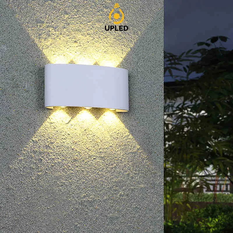 Đèn hắt sáng UH10 UPLED 2 đầu chiếu sáng ngoại thất, trang trí ngoài trời chống nước Nhôm Đúc đa tia