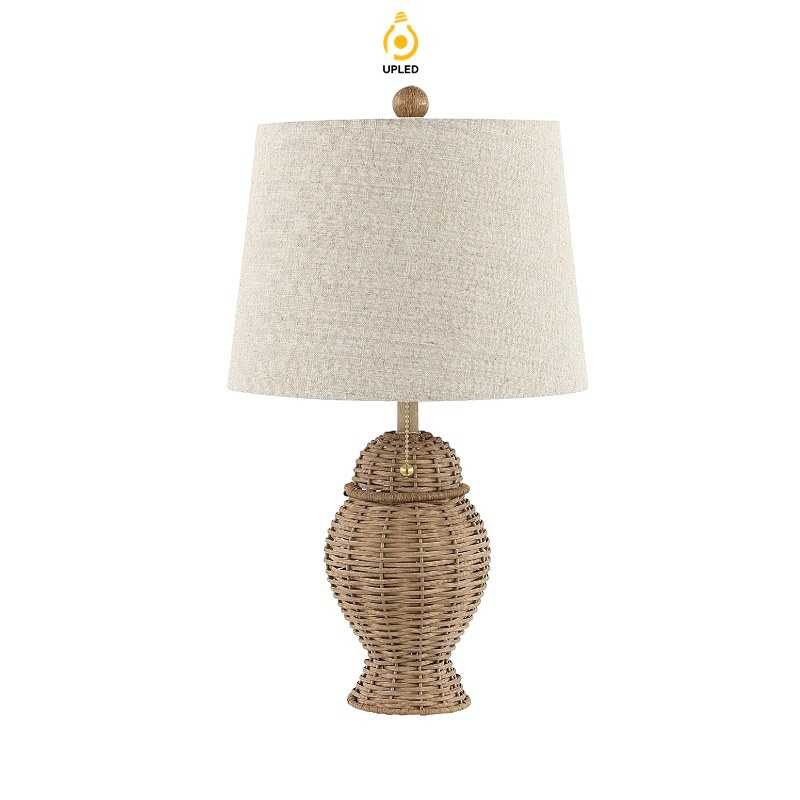 Đèn bàn mây đan phong cách Baccarat
