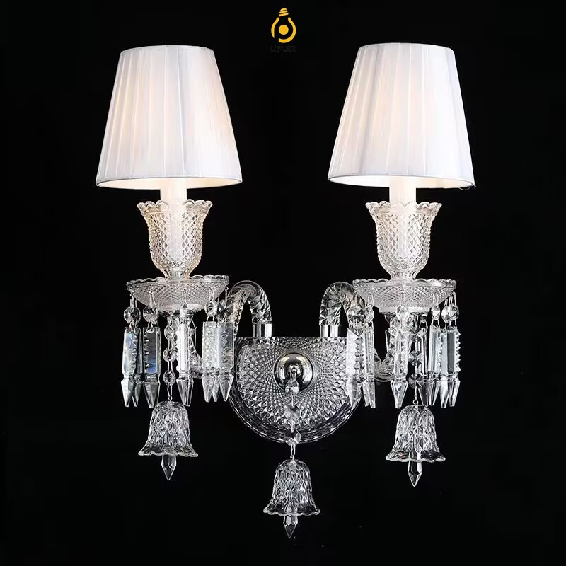 Đèn tường pha lê nến phong cách Baccarat