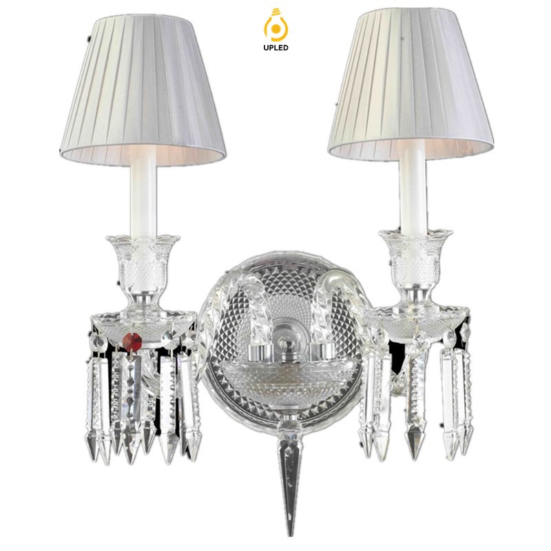 Đèn tường pha lê nến phong cách Baccarat