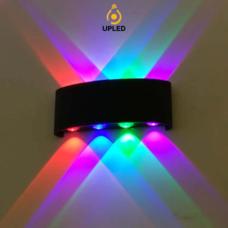Đèn hắt sáng UH15 UPLED Ngoài Trời Led Chống Nước Hợp Kim Sơn Tĩnh Điện Ánh Sáng Nhiều Màu