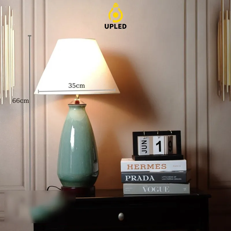 Đèn bàn gốm Bát Tràng UBG004