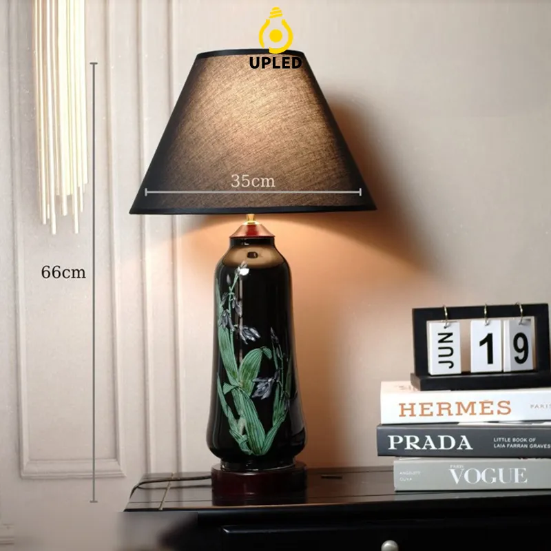 Đèn bàn gốm Bát Tràng UBG009