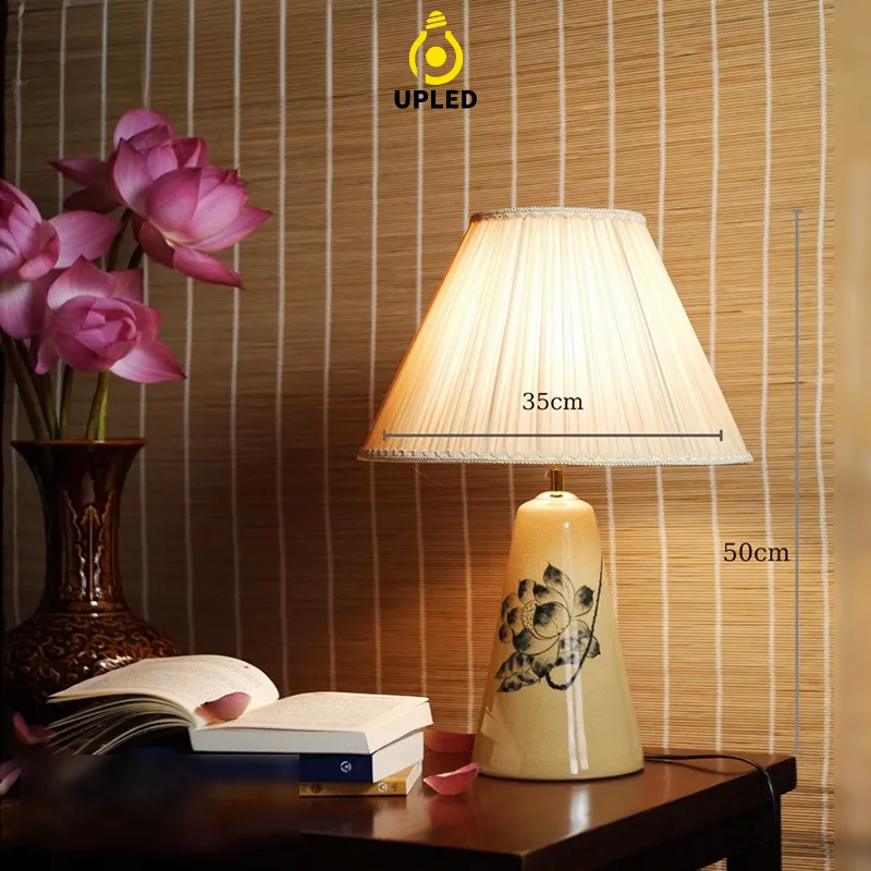 Đèn bàn gốm Bát Tràng UBG022
