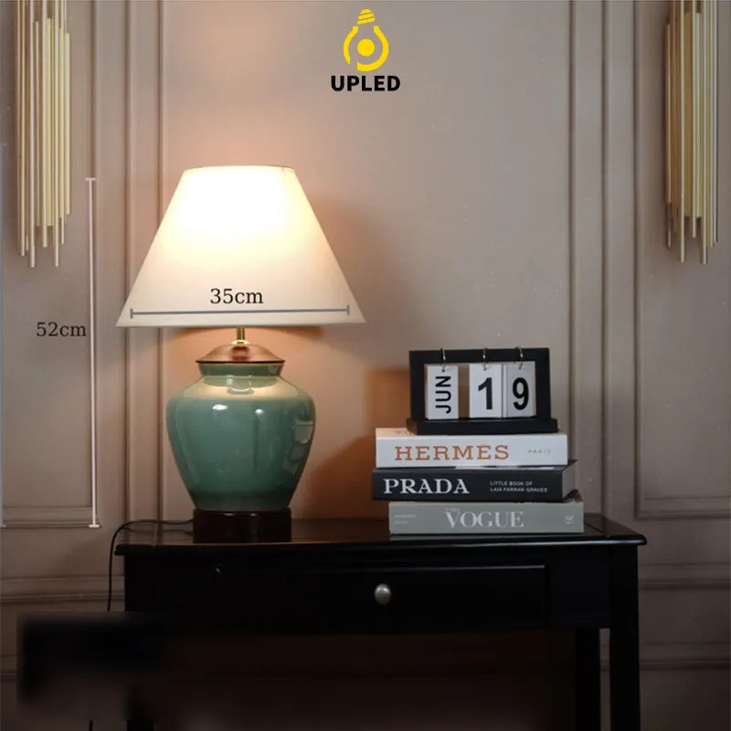 Đèn bàn gốm Bát Tràng UBG029
