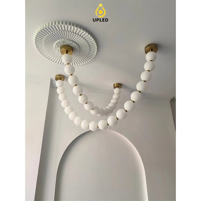 Đèn chùm dây ngọc trai LED, dạng thả chuỗi cho thông tầng