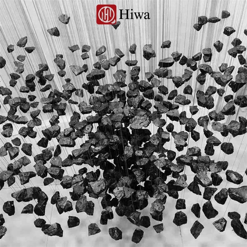 Đèn chùm pha lê dạng treo kết hợp đá trang trí