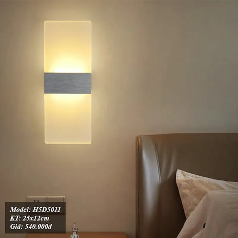 Đèn ngủ treo tường mica nhiều mẫu đẹp