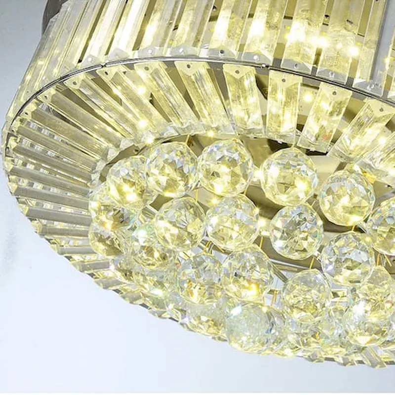 Đèn quạt trần phòng khách Tân Cổ Điển