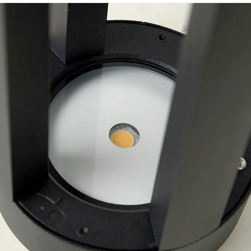 Đèn sân vườn ban công cột chống nước hợp kim cao cấp - loại dài tròn