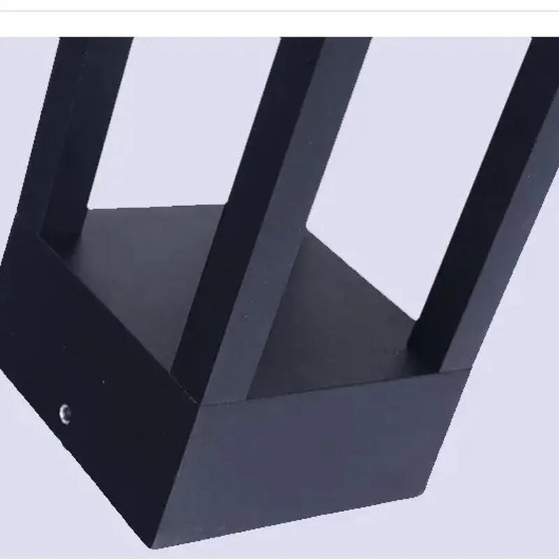 Đèn sân vườn ban công cột chống nước hợp kim cao cấp - loại dài vuông