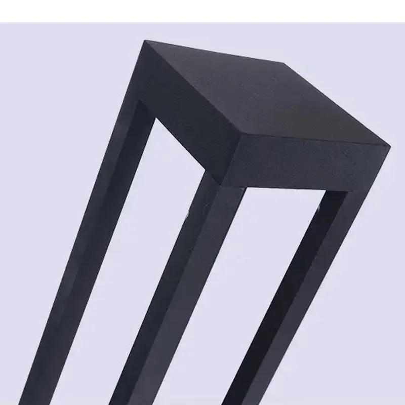 Đèn sân vườn ban công cột chống nước hợp kim cao cấp - loại dài vuông