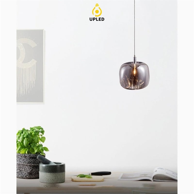 Đèn thả chùm pha lê K9 đế inox, nhiều cấu hình cụm tròn và hàng ngang