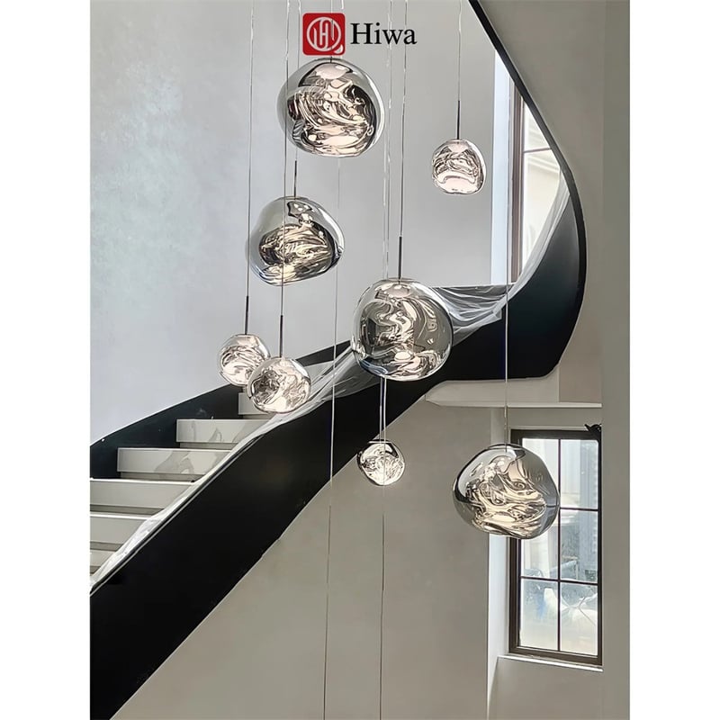 Đèn thả thông tầng dạng bong bóng, phong cách Bắc Âu